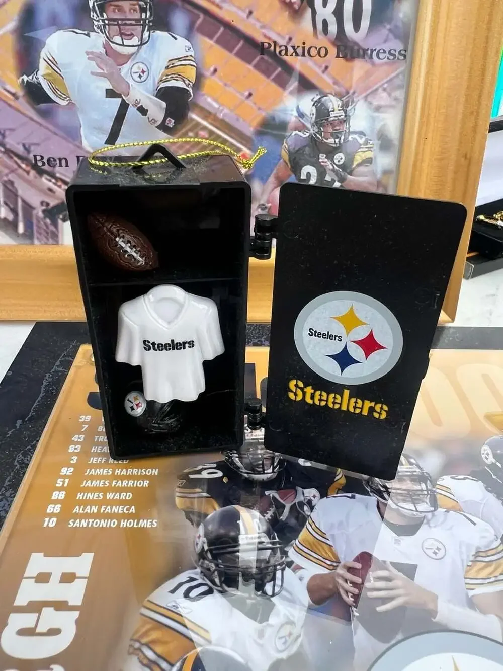 Pittsburgh Steelers NFL Locker Christmas Tree Ornament